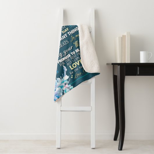 Daughter Gifts | Brief aan mijn dochter van papa Sherpa Deken (In situ)