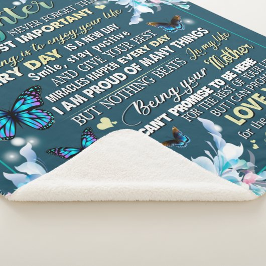 Daughter Gifts | Brief aan mijn dochter van papa Sherpa Deken (3/4)