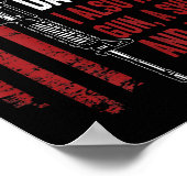 Daughter Gun Shovel Alibi - Funny Mom Dad Guns Jok Poster (Hoek)