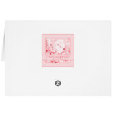 Daughter Happy Moederdag roos-kaart (Achterkant Horizontaal)