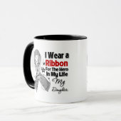 Daughter Hero in My Life Brain Cancer Mok (Voorkant links)