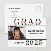 Daughter High School Afstuderen Briefkaart (Voorkant / Achterkant)