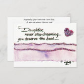 Daughter houdt nooit op met schilderen van Flat Ka (Voorkant / Achterkant)