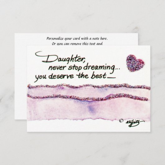 Daughter houdt nooit op met schilderen van Flat Ka (Voorkant / Achterkant)