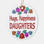 Daughter Hugs Keramisch Ornament (Links)