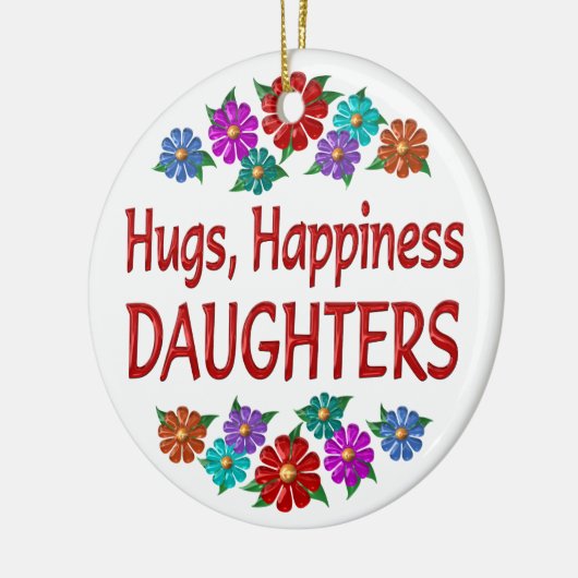 Daughter Hugs Keramisch Ornament (Links)