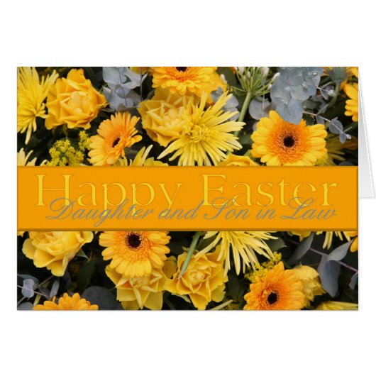 Daughter & Husband Happy Pasen (Voorkant Horizontaal)