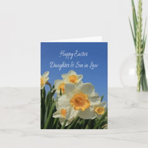 Daughter & Husband Happy Pasen Feestdagen Kaart