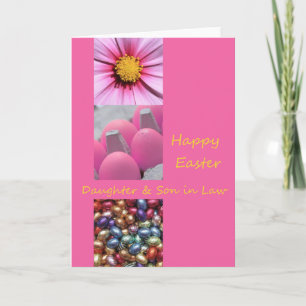 Daughter & Husband Happy Pasen Feestdagen Kaart