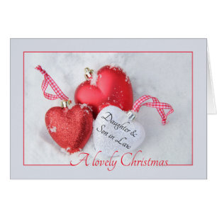 Daughter & Husband Merry-kerstkaart