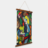 Daughter in a Rocker (1917-1918) beroemd gemaakt d Hangend Wandkleed (Gebogen)