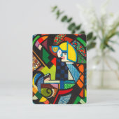 Daughter in a Rocker (1917-1918) beroemd gemaakt d Kaart (Staand voorkant)