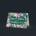 Daughter-in-Law 39th Birthday Green Flowers Kaart<br><div class="desc">Schiet een oprechte verjaardagsgroet naar je geliefde schoondochter als ze binnenkort haar 39ste verjaardag viert.</div>