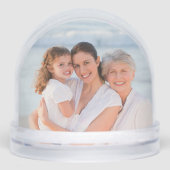 Daughter In Law Christmas Gift Custom 2 Photo Sneeuwbol (Voorkant)