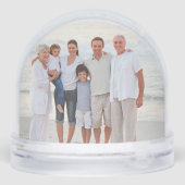 Daughter In Law Christmas Gift Custom 2 Photo Sneeuwbol (Achterkant)