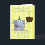 Daughter in Law Eat More Cake 30th Birthday Card Kaart<br><div class="desc">kaart</div>