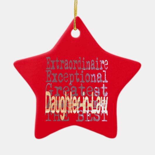 Daughter-In-Law Extraordinaire Keramisch Ornament (Voorkant)