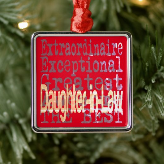 Daughter-In-Law Extraordinaire Metalen Ornament (Boom)