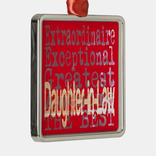 Daughter-In-Law Extraordinaire Metalen Ornament (Rechts)