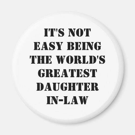 Daughter-in-law Magneet (Voorkant)