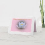 Daughter-in-law's Birthday Card met Water Lily Kaart<br><div class="desc">Dit mooie,  zachte afbeelding van de waterlelie straalt vrede en tevredenheid uit en is perfect voor het wensen van iemand speciaal een gelukkige verjaardag.</div>