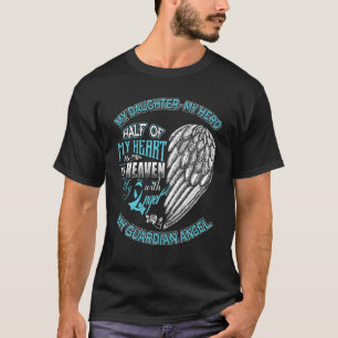 Daughter is mijn Guardian Angel... de helft van mi T-shirt