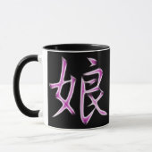 Daughter Japans Kanji Calligraphy Symbol Mok (Links)