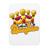 Daughter Kings crown Magneet (Verticaal)
