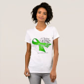 Daughter Lime Green Ribbon - Lymfoom T-shirt (Voorkant volledig)