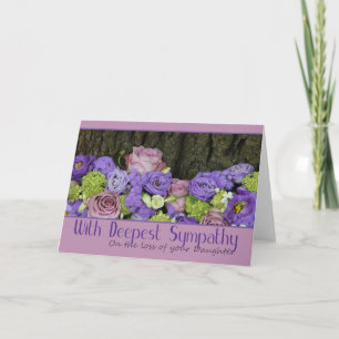 Daughter loss Sympathy roos card Kaart
