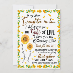 Daughter Lovers   Naar mijn beste dochter in de we Feestdagenkaart