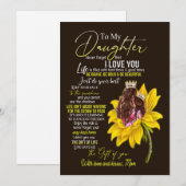 Daughter Lovers | Naar mijn dochter-liefdesmoeder Feestdagenkaart (Voorkant / Achterkant)