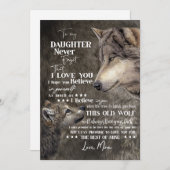 Daughter Lovers | Naar mijn dochter-liefdesmoeder Feestdagenkaart (Voorkant / Achterkant)