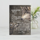 Daughter Lovers | Naar mijn dochter-liefdesmoeder Feestdagenkaart (Staand voorkant)