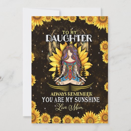 Daughter Lovers | Naar mijn dochter-liefdesmoeder Feestdagenkaart (Voorkant)
