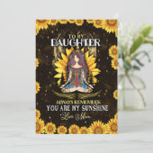 Daughter Lovers | Naar mijn dochter-liefdesmoeder Feestdagenkaart (Staand voorkant)