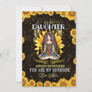 Daughter Lovers Naar mijn dochter-liefdesmoeder Feestdagenkaart