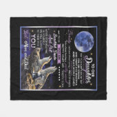 Daughter Lovers | Naar onze dochter-liefhebbers va Fleece Deken (Voorkant (Horizontaal))