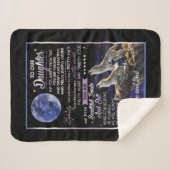 Daughter Lovers | Naar onze dochter-liefhebbers va Sherpa Deken (Voorkant (horizontaal))