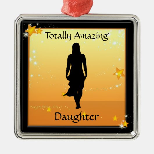 Daughter met een geweldig Ornament voor vrouwelijk (Voorkant)