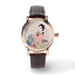 Daughter Miyuki (Elegant Japans Lady, Aziatische k Horloge