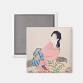 Daughter Miyuki (Elegant Japans Lady, Aziatische k Magneet (Voorkant / Achterkant)