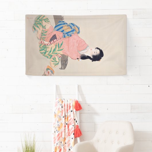 Daughter Miyuki (Elegant Japans Lady, Aziatische k Spandoek (Insitu)