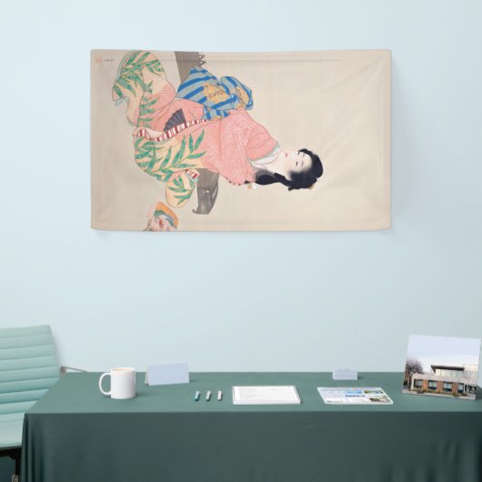 Daughter Miyuki (Elegant Japans Lady, Aziatische k Spandoek (Beurs)