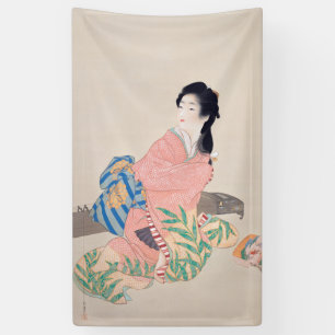 Daughter Miyuki (Elegant Japans Lady, Aziatische k Spandoek