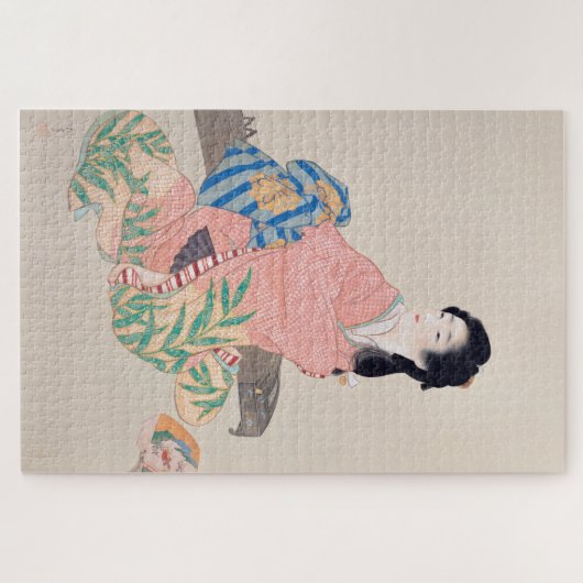 Daughter Miyuki (Mooie Japanse dame) (Aziatisch) Legpuzzel (Horizontaal)