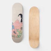 Daughter Miyuki (Mooie Japanse dame) (Aziatisch) Persoonlijk Skateboard (Voorkant)