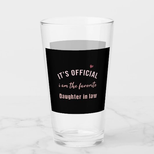 Daughter of Law Birthday Kerstmis van Mor Glas (Voorkant)