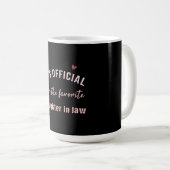 Daughter of Law Birthday Kerstmis van Mor Koffiemok (Voorkant rechts)