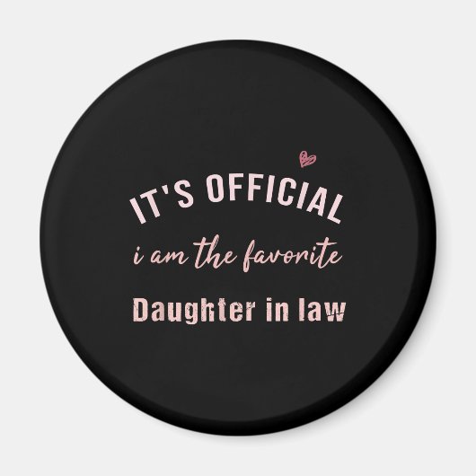 Daughter of Law Birthday Kerstmis van Mor Magneet (Voorkant)